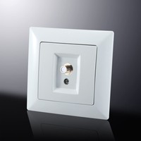 Enchufe de Pared Universal para TV de 1 Salida, Enchufe de Suelo Pop Socket de 16A