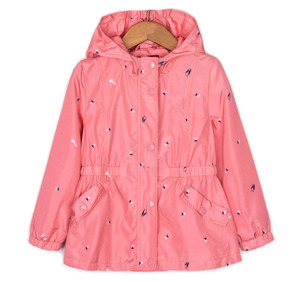 Little Girl Stampato Con Cappuccio Principessa Della Tuta Sportiva Dei Bambini Giacca A Vento Per Bambini Cappotto Giacca - Product Image 1