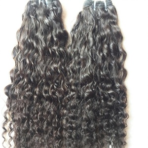 Cheveux humains indiens Remy ondulés, non traités, à cuticules entièrement alignées, provenant d'un seul donneur, pointe de racine non traitée - Product Image 1