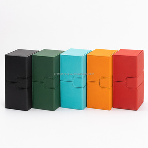 Thẻ boong hộp cho mtg chỉ huy boong hộp với xúc xắc khay phù hợp với 200 + đôi tay thẻ PU da đôi thẻ boong hộp - Product Image 4