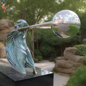 Sculpture en cuivre coulé en laiton personnalisé de haute qualité grand extérieur métal Art Force <span class=keywords><strong>Nature</strong></span> terre <span class=keywords><strong>mère</strong></span> <span class=keywords><strong>Gaia</strong></span> Bronze métal artisanat - Product Image 5