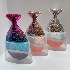 อุปกรณ์ทำเล็บ แปรงปัดฝุ่นหลากสี แปรงทำเล็บหางปลา แปรงทำความสะอาดเล็บ แปรงแต่งหน้าเมอร์เมด แฟชั่นใหม่ <span class=keywords><strong>2016</strong></span> - Product Image 6