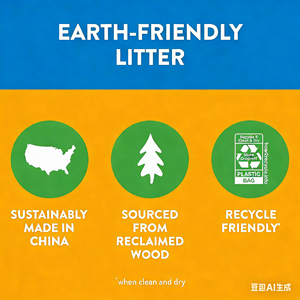 Litière <span class=keywords><strong>pour</strong></span> chat non agglomérante Feline Pine Platinum, sans traces, sans parfum ajouté, contrôle <span class=keywords><strong>des</strong></span> odeurs, 18 lb - Product Image 4