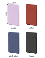 Étui de téléphone magnétique en silicone tendance personnalisé, porte-cartes, portefeuille magnétique en silicone, porte-cartes de crédit pour iPhone Magsafe