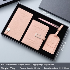 Funda de Pasaporte de PU Más Vendida con Protección RFID Antirrobo, Porta Tarjetas Personalizado y Etiqueta de Equipaje, Caja de Regalo - Cuaderno Duradero - Product Image 6