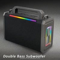 M302 Altavoz Bluetooth con Micrófono, Caja de Sonido con Micrófono, Altavoces Bluetooth Grandes para Fiestas