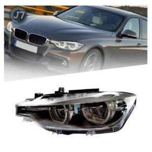 ไฟหน้า LED แบบเต็มระบบ รุ่น USA ได้รับการรับรองมาตรฐาน DOT พร้อมระบบ Adaptive  พร้อมโมดูล  แบบเสียบใช้งานได้ทันที  ด้านซ้าย ปี 2016-2018 สำหรับซีรีส์ 3  เปลี่ยนแทนของเดิมได้โดยตรง - Product Image 4