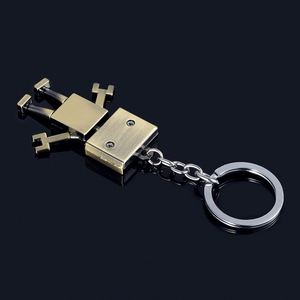 Vintage Mechanical Robot Keyring Creative Gifts Toy Robot <b>Keychain</b> for Friends - Product Image 5