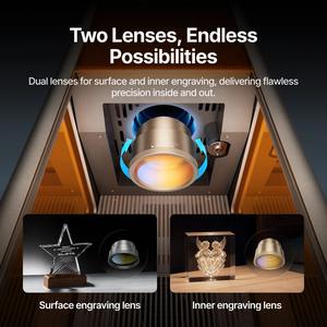 เครื่องแกะสลักเลเซอร์ XTool <span class=keywords><strong>F2</strong></span> Ultra UV 5W ขนาด 220*220 มม. แกะสลักความแม่นยำสูงบนกระจก พลาสติก เซรามิก - Product Image 6