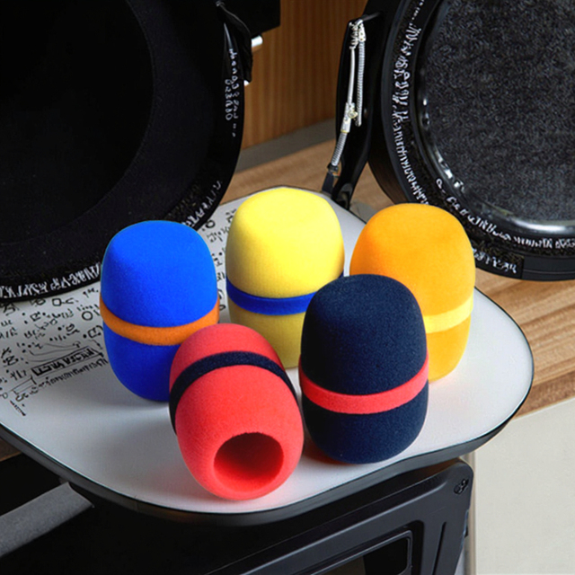 Free Shipping Dynamic Cardioid Handheld Microphone Windscreen 80mm Mic Foam Covers 80*60*35mm C Foam Cover Sponge for Wireless