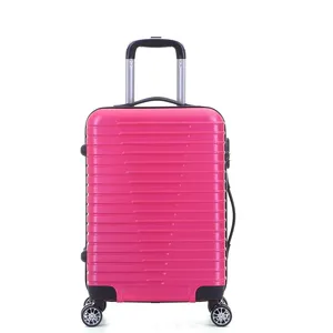Nouveaux bagages de grande capacité personnalisés légers classiques à 4 roues pivotantes ensembles de bagages de voyage en ABS avec serrure