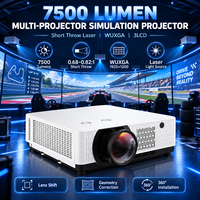 Projecteur de simulation laser OEM ODM 7500 lumens WUXGA 3LCD pour solutions de formation immersive