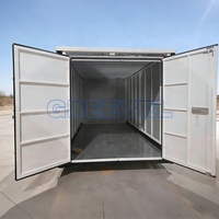 GoBox 16f Conteneur de stockage pliable préfabriqué portable en acier pour site, unité de stockage autonome, installation de stockage personnel
