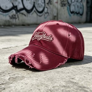 Gorra de Béisbol Personalizable de 6 Paneles en Dos Tonos, Estilo Urbano, con Visera de Gamuza Ajustable, Logotipo Bordado en 3D, Letra Plateada/Cobre - Product Image 1