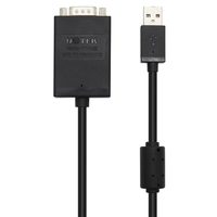Cable de Comunicación USB a RS485 RS422 UOTEK, Blindado y Trenzado, Adaptador con Conector Macho DB9 de 1.5m, Convertidor para Computadora UT-8422