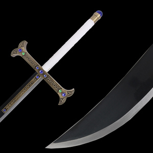 Épée populaire de l'anime <span class=keywords><strong>One</strong></span> <span class=keywords><strong>Piece</strong></span>, Dracule <span class=keywords><strong>Mihawk</strong></span>, accessoire de cosplay, pour collection et décoration - Product Image 4