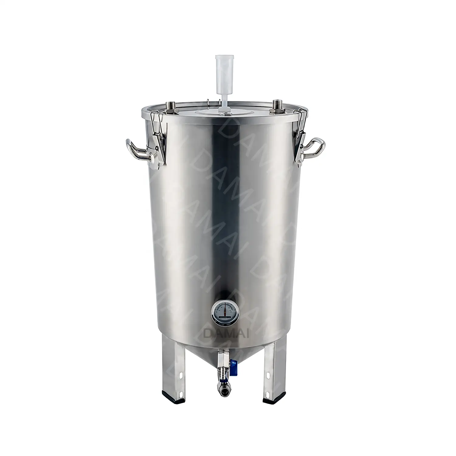 Tanque de fermentação de aço inoxidável 30l, equipamento de fermentação de cerveja/mini fermentador cônico