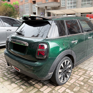 Mini Rear Spoiler Wing Shaped Piano Black Carbon Fiber Texture ABS For F55 F56 2014-24 - Product Image 2