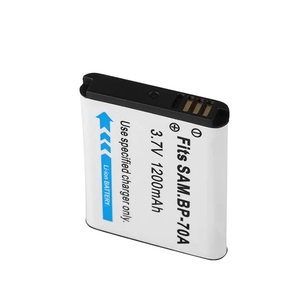Batterie de remplacement de haute qualité pour appareil photo Samsung BP-70A 1200mAh ES65 ST60 WB30F CE RoHS Vente en gros - Product Image 5