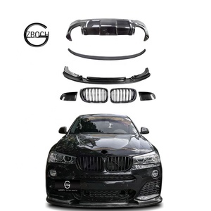 Kit de Fibra de Carbono F26 para <span class=keywords><strong>BMW</strong></span> X3 <span class=keywords><strong>X4</strong></span> F25 F26 <span class=keywords><strong>M</strong></span> Sport, Mejora de Estilo 3D, Alerón Delantero de Fibra de Carbono, Cubierta de Espejo, Difusor X3 <span class=keywords><strong>X4</strong></span> - Product Image 1