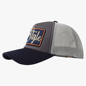 Bán Buôn Đồng Bằng 5 Bảng Điều Chỉnh Trucker Cap Chuyên Nghiệp Biểu Tượng Tùy Chỉnh Tài Xế Xe Tải Mũ Thêu Vá Logo Lưới Cao Cấp Bọt Trucker Hat - Product Image 2
