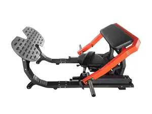 Machine de pont de fessier chargée par plaque d'équipement de gymnastique professionnelle pour la poussée de hanche de forme physique avec haltère d'entraînement de fessier