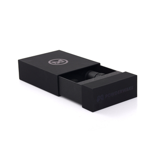 Boîte-cadeau de luxe personnalisée à tiroir coulissant en papier noir pour le kit de toilettage de la <span class=keywords><strong>barbe</strong></span> des hommes emballage de doublure en éponge stratifiée mate pour hommes - Product Image 2
