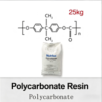 Granulés de polycarbonate vierge résistants aux UV, granulés de plastique PC, matière première pour abat-jour d'éclairage extérieur