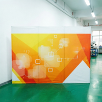 Stand Display Pop Up Tahan Lama dan Kuat dengan Rangka Aluminium yang Diperkuat, Latar Belakang yang Dapat Dilipat untuk Penggunaan Komersial