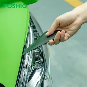 Foshio alat pembersih sudut Squeegee segitiga pewarnaan jendela desain kustom