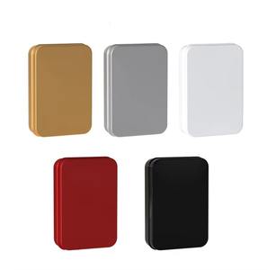 Vente en gros personnalisée 8.8*6*2cm petite boîte carrée en métal à couvercle à charnière boîtes en <span class=keywords><strong>porcelaine</strong></span> à charnière logo d'emballage de thé nourriture bonbons chocolat - Product Image 6