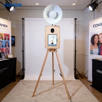 Machine de photomaton commerciale à double écran iPad DSLR pour événements