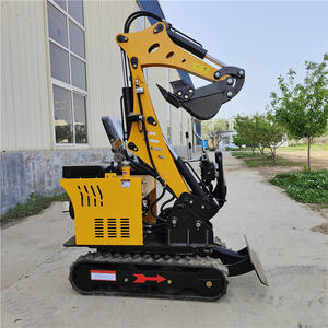 EPA CE 0,8 T Mini Excavadora hidráulica excavadora diseño de orugas jardín agricultura uso envío gratis mejor precio chasis reforzado - Product Image 4