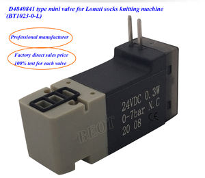 BT1023-0-L / D4840841 tipo 10mm 24VDC 0,3 W, micro solenoide, válvula eléctrica para máquina de tejer calcetines Lonati - Product Image 5