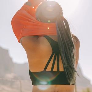 Maillot de bain d'entraînement à fines bretelles, fermeture éclair avant, dos nageur, confortable, grande taille, avec soutien-gorge push-up intégré, style débardeur, design mignon, soutien-gorge de sport - Product Image 6