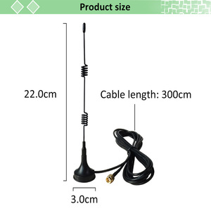 Наружная <span class=keywords><strong>2</strong></span>,4G 5,8G однодиапазонная антенна с магнитным основанием 3DBi с усилением 50 Ом Вертикальная антенна для маршрутизатора усилитель сигнала камеры - Product Image 3