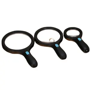 Ultra Bright Different Size Handheld Large Illuminated Lighted Magnifying Glass with LED Light