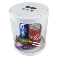 Boîte à verrouillage temporisé pour médicaments, contrôle de l'addiction excessive, rangement multifonctionnel, boîte à verrouillage à minuterie, couleur blanc, noir, bleu, plastique