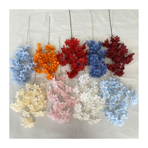 Flores Artificiales Decorativas de Flor de Cerezo y <span class=keywords><strong>Edelweiss</strong></span> para Decoración de Bodas - Product Image 4
