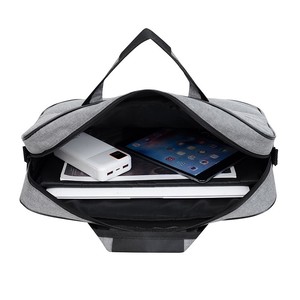 Unisex Oxford Zipper Softback Shoulder Straps Portable Lightweight Canvas Lining Business Services Sleeve Women's Laptop <b>Bag</b>. - Product Image 1