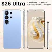 Teléfono Móvil S26 Ultra, 16GB+1TB, 5G, Doble SIM, Android 15, Pantalla HD y Cámara Trasera de 108MP