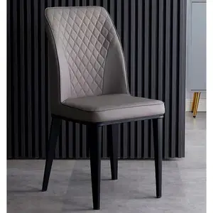 Ining-sillas para el hogar y restaurante, muebles con patas de cuero y negro, color opcional, tamaño y proporción adecuados