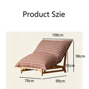 Sillón Nórdico <span class=keywords><strong>de</strong></span> Madera <span class=keywords><strong>de</strong></span> Caucho Sólido con Tela Bouclé, Sillón Individual para Balcón, Sala <span class=keywords><strong>de</strong></span> Estar o Dormitorio - Product Image 6