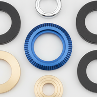 Anneau de mise au point usiné CNC de précision pour lentilles optiques professionnelles, composants d'accessoires de caméra en alliage d'aluminium sur mesure