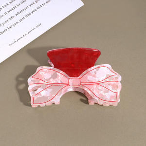 Nuevas Pinzas <span class=keywords><strong>para</strong></span> el Cabello con Forma de Lazo de PVC Rosa Dulce, Pinzas Creativas con Diseño de <span class=keywords><strong>Zapatos</strong></span> de Dibujos Animados, Pinzas de Tiburón <span class=keywords><strong>para</strong></span> Mujer, <span class=keywords><strong>para</strong></span> Fiestas - Product Image 5