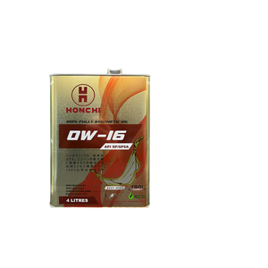 Aceite de motor totalmente sintético de alto rendimiento Honchi 4L API SP ILSAC, lubricante de coche híbrido compatible con la lata de Metal 0W16 - Product Image 2