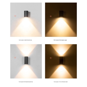 Lampada <span class=keywords><strong>da</strong></span> <span class=keywords><strong>parete</strong></span> <span class=keywords><strong>a</strong></span> <span class=keywords><strong>LED</strong></span> IP65 cubica 12W impermeabile superiore e inferiore, luce <span class=keywords><strong>da</strong></span> giardino <span class=keywords><strong>da</strong></span> <span class=keywords><strong>parete</strong></span> regolabile in alluminio - Product Image 5