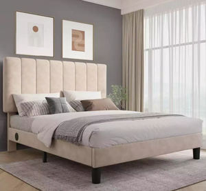 Struttura del <span class=keywords><strong>letto</strong></span> in tessuto regolabile con USB-si adatta a tutte le dimensioni Standard, assemblaggio facile-solo ordini di Container sfusi - Product Image 6