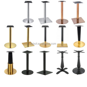 Nhà Hàng Kim Loại Bàn Ăn Chân Phần Cứng Đồ Nội Thất Rèn Bàn Sắt Chân Căn cứ Không Gỉ Sắt Chrome Chân Vàng <span class=keywords><strong>SS</strong></span> Chân - Product Image 1