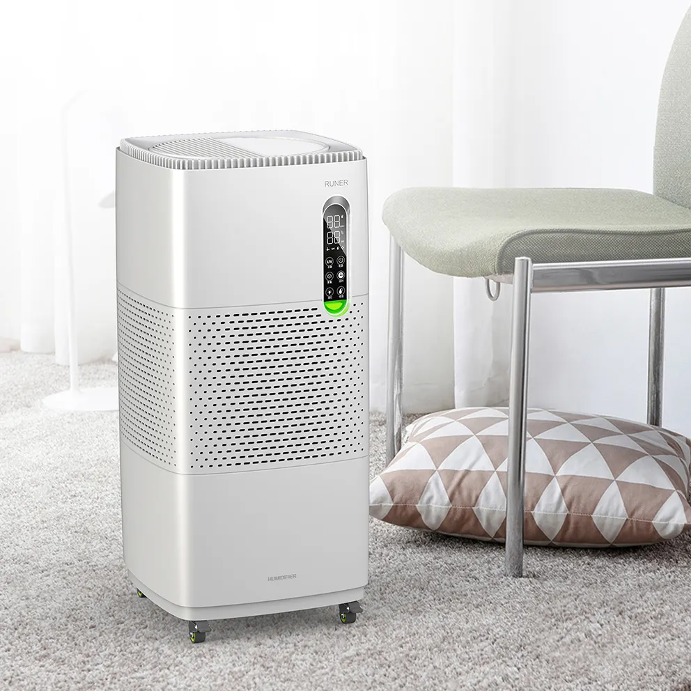 RUNAL High Quality Efficiency Electric Air Cleaner Hepa Purification Clean Smoke Sleep Mode Room Air Purifier